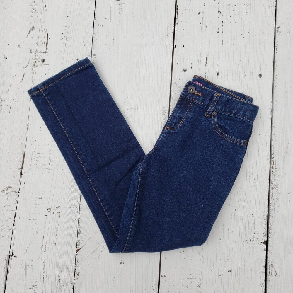 The Children's Place Girls Dark Wash Skinny Jeans Size 10